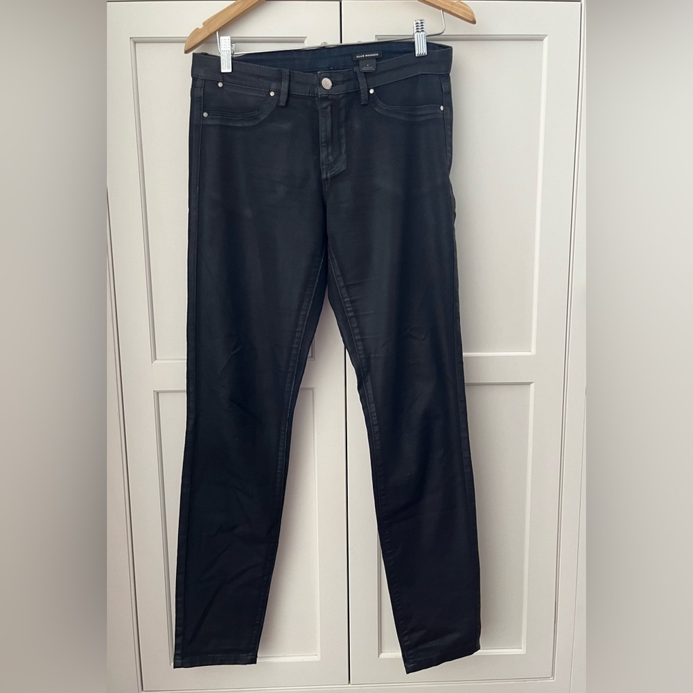CLUB MONACO Women’s Black Mid Rise Denim Skinny Pants Size 6